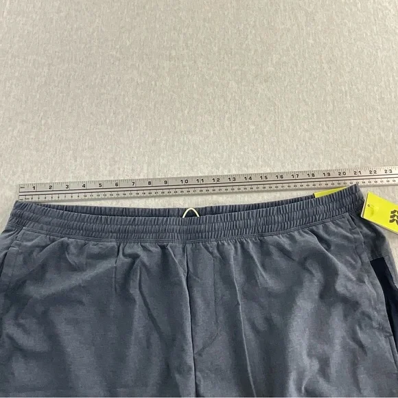 ALL IN MOTION 100% POLYESTER QUICK DRY LINED 9” MEN’S RUN SHORTS XXL BLUE GRAY - Picture 9 of 15